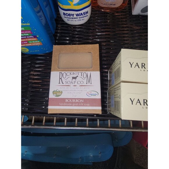 2 Rock Bottom Soap Co. Bourbon Handmade Goat Milk Soap - Picture 2 of 2